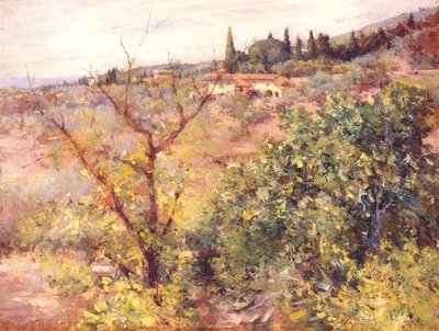 Veduta di Fiesole da William Merritt Chase